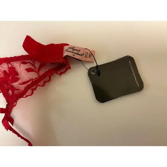 NWT Agent Provocateur Denver Garter Belt Red Size AP4 - joarbit.com